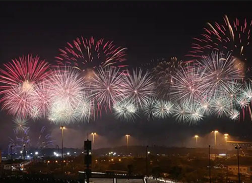 林口县焰火晚会